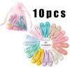 10/40 шт. Цветные заколки для волос для женщин, девочек, модные однотонные детские аксессуары для волос, металлические заколки-клипсы, шпильки, заколки-невидимки