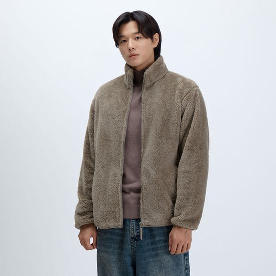 Spao Basic Purple Fleece Zip-up SPFZF4TC01