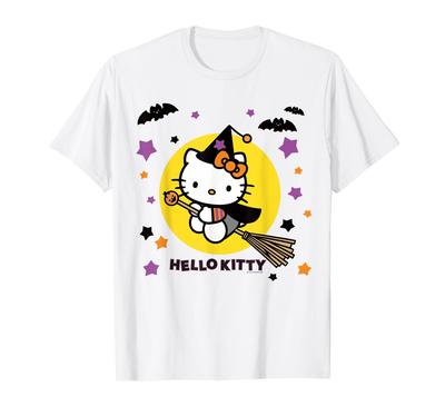 [Специальное предложение к Хэллоуину] Футболка с дизайном Hello Kitty-волшебник (США)