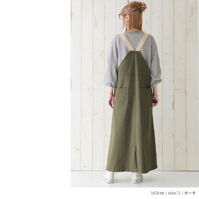 Oshare Walker Джемпер Джемпер Длинный Плюс Зима n'OrLABEL [Юбка в стиле Outdoor] Женская юбка, Платье, Юбка, Комбинезон, Стрейч, А-силуэт, Юбка,