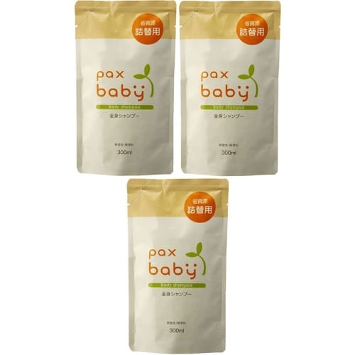 [Set] Pax Baby Refill Body Shampoo 300ml (3 Bottles)