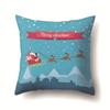 Christmas Santa Claus, Trees, Etc. Polyester Pillow, Sofa Cushion, Bedside Decoration