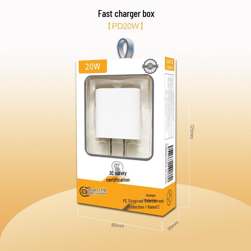 Совместим с зарядной головкой Apple 20 Вт PD, сертифицирован 3C для быстрой зарядки iPhone 15
