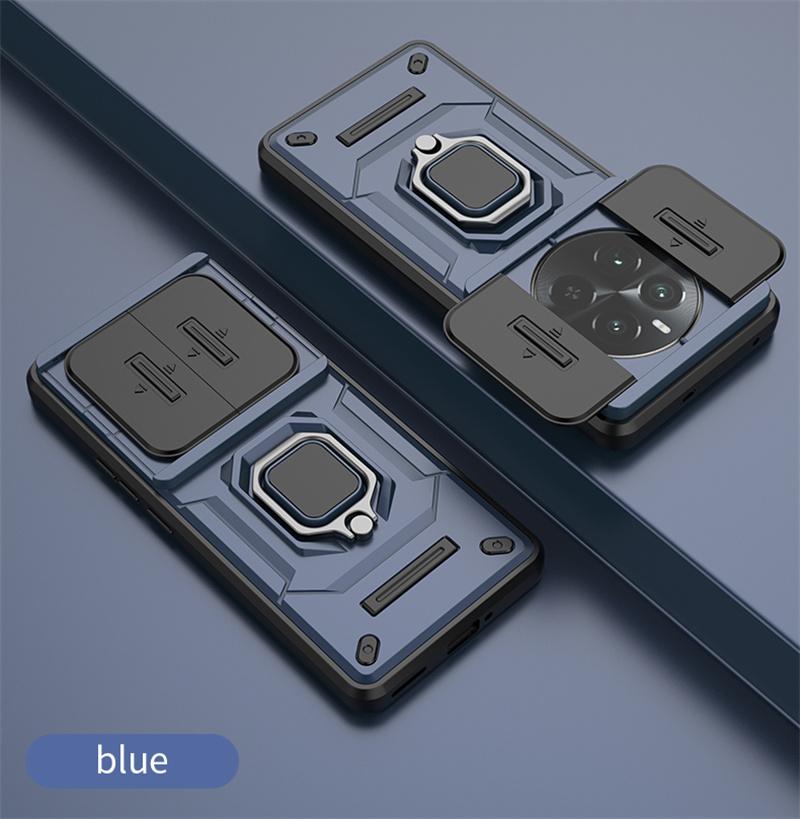 Armor Shockproof Case For Realme 13 12 Pro Plus 12 Pro+ Protective Cover Ring Magnetic Holder Coque Fundas Capa