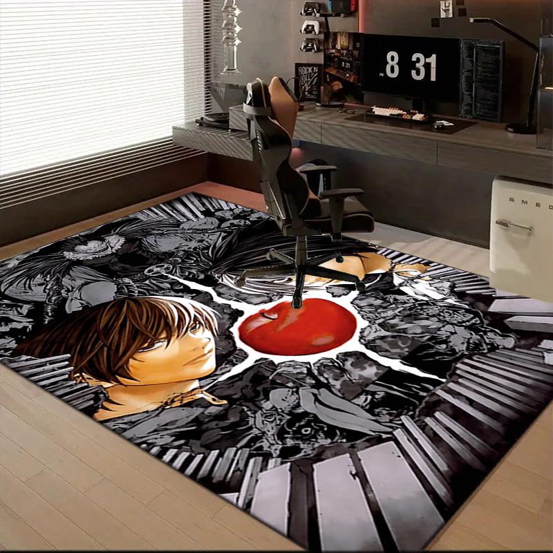 Death Dark Secrets Floor Mat for Living Room, Game Rooms, Office, Bedroom, Office Floor Mat Playful Design, Christmas fan gifts