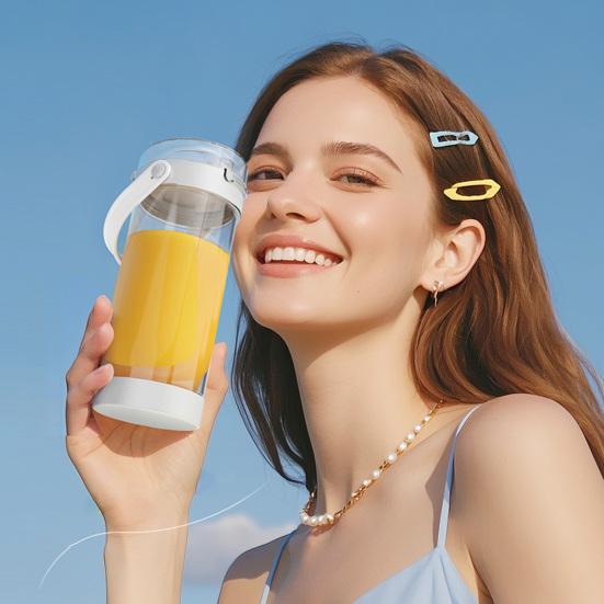 Фруктовая соковыжималка Персональный портативный блендер Большой емкости Пищевой класса Без БФА Легко чистить Беспроводная дорожная соковыжималка