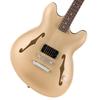 DeLonge Starcaster Rosewood Fingerboard Chrome Hardware Satin Shoreline Gold Fender Tom DeLonge Fender/Tom
