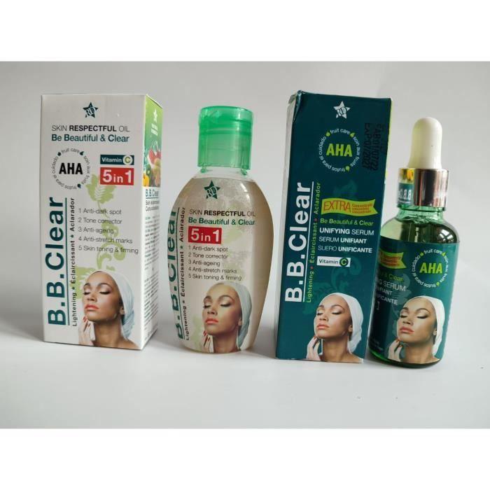 Sérum Anti-tâches - B B Clear - Éclaircissant - 30 Ml - Sans Parabène - Mixte