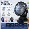 Clip/Stand/Hang Design Desktop Electric Fan 720° Rotation Cooling Fan Portable Clip-on Fan  Home
