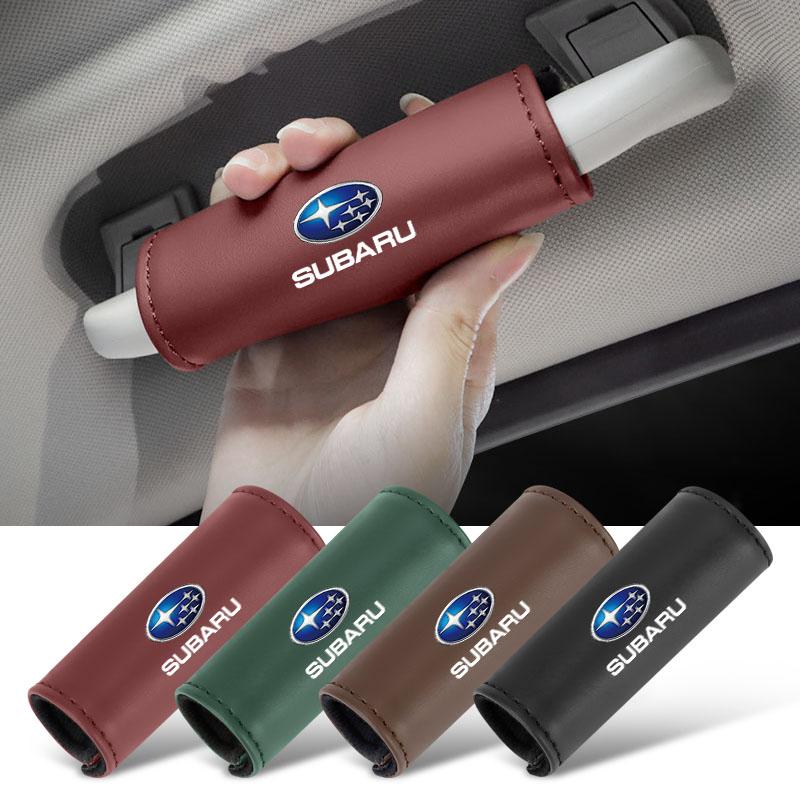 1Pcs PU Leather Roof Handle Anti-scratch Protector Case For Subaru STI Forester Impreza Legacy Outback XV BRZ WRX Tribeca