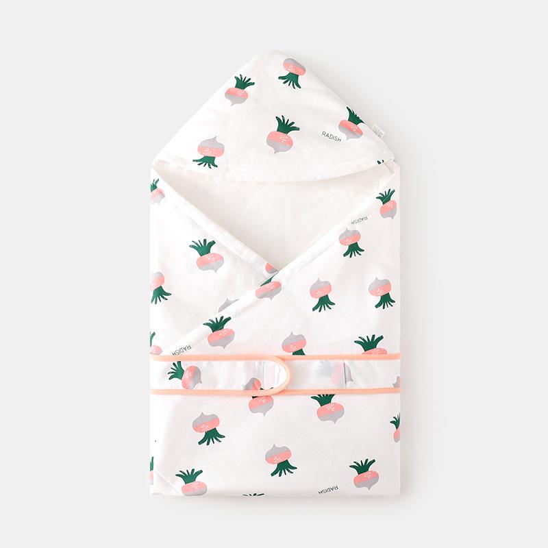 Newborn Pure Cotton Blanket - Lightweight Spring/Autumn Swaddle Quilt