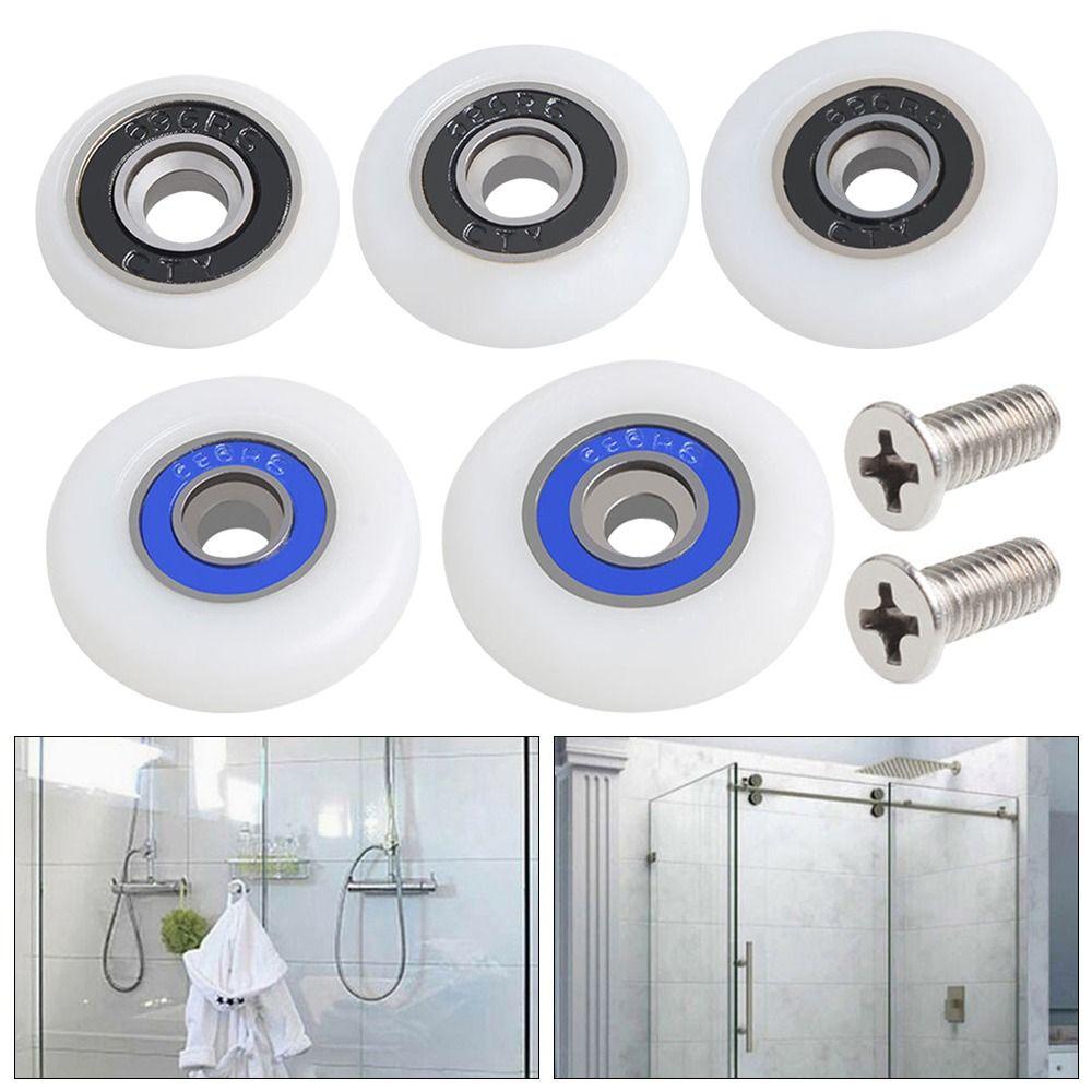 1Pcs/4Pcs 19/23/25/27/29mm Runner Wheels Fastener Hardware Sliding Door Pulley Shower Door Roller