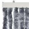 Insect Protection Curtain Silver 90 x 200 cm Chenille