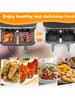Силиконовая вставка для аэрофритюрницы для аксессуаров Ninja Dual Air Fryer, многоразовая форма для выпечки, корзина, вкладыш для духовки, кухонные принадлежности