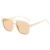 Adult Style, Sunglasses, Square Double New Beam Personalized Korean Version, Trendy Sunglasses, High-end, UV Resistant,
