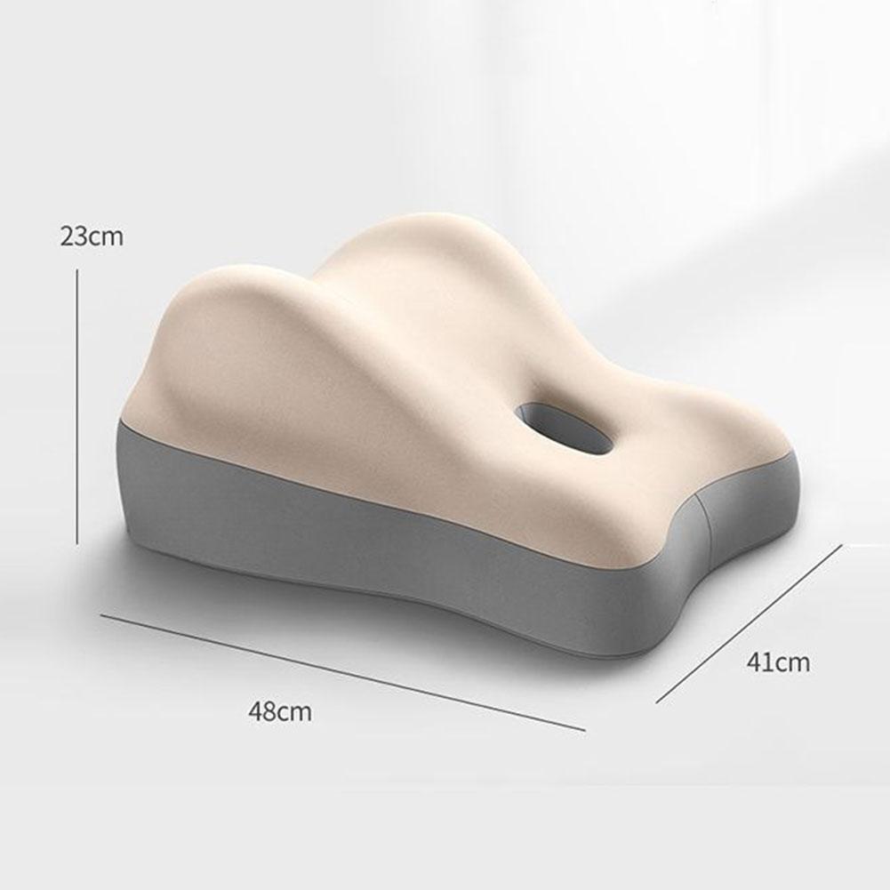 Ergonomic Butt Cushion Multifunctional Support Pillowcase Bed Waist Memory Foam Pillow Pregnant Women Back Waist Assist Lift