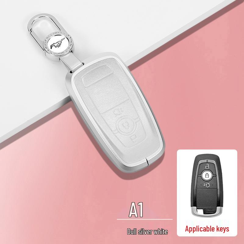 Metal Protective Key Shell for 2015-2017 Ford Mustang - Unisex Design