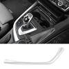 For BMW 3 4 Series 3GT F30 F31 F32 F34 F36 320Li Car Accessories L-Shape Car Control Gear Shift Panel Decorative Strip