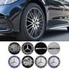 4 шт. 75 мм Для Mercedes Benz AMG W211 W205 W213 W203 C218 A207 CLA CLS E CLA Колесо автомобиля Центральный логотип Колпачок ступицы Значок Крышка Аксессуар