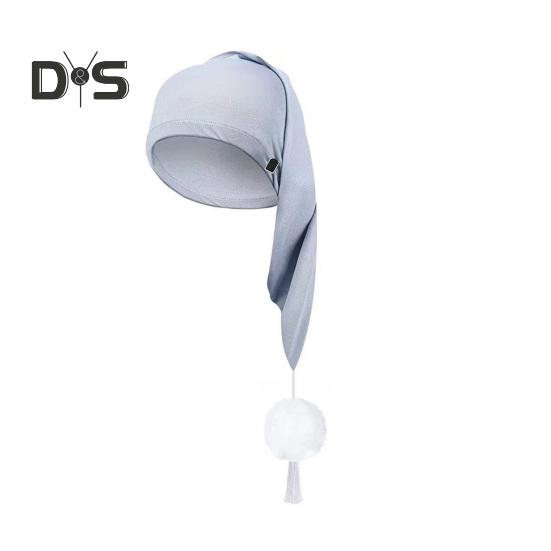 Ночная шапка-ушанка унисекс с помпоном, регулируемая, однотонная, эластичная, термошапка для холодной погоды, осенне-зимняя шапка