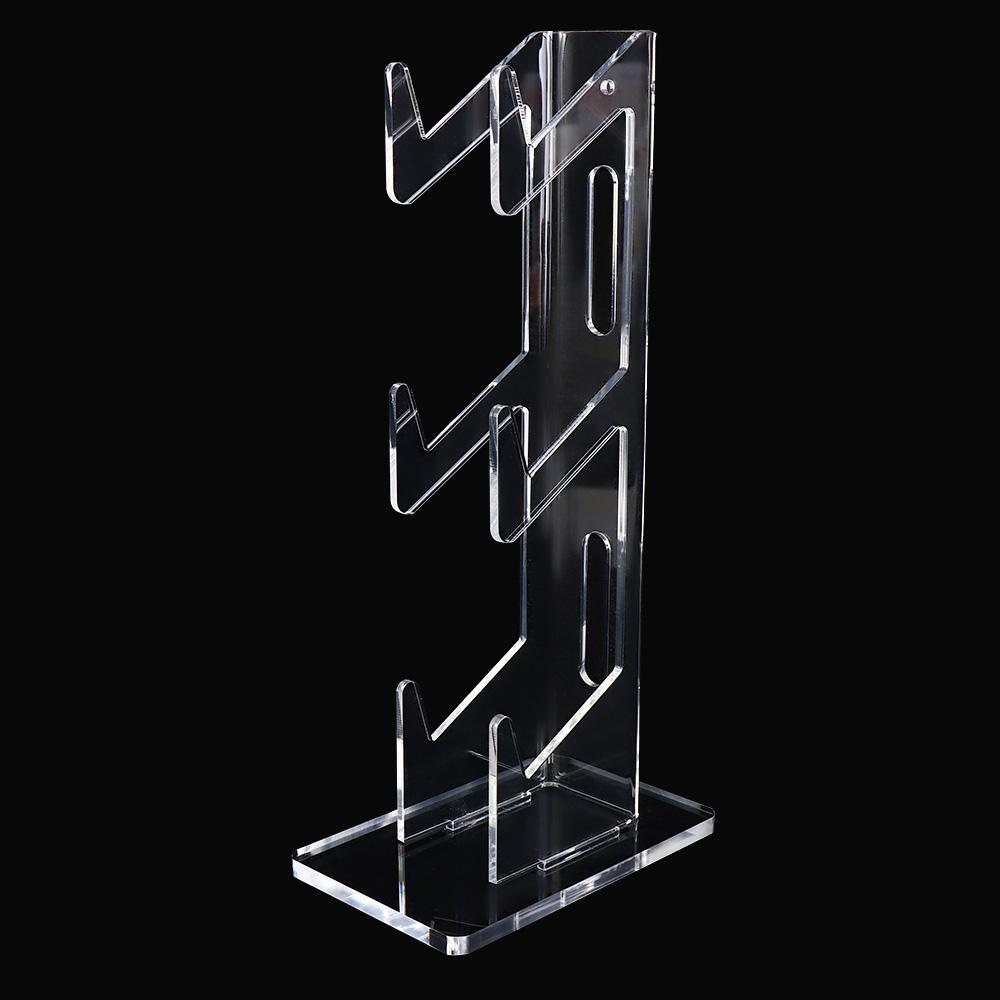 Acrylic 3-Layer Controller Holder White Game Handle Display Stand Practical   Desktop