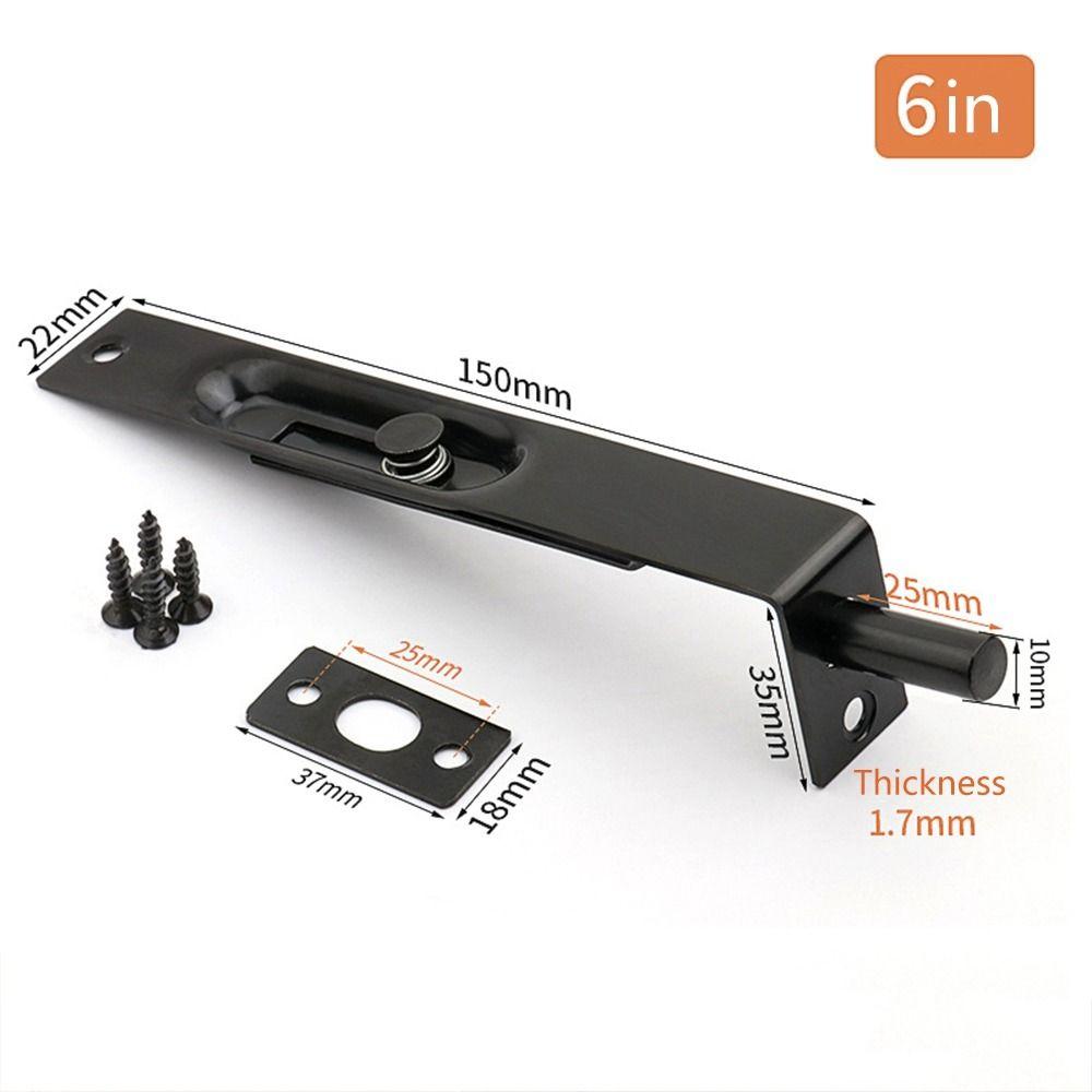 4/6/8/10/12-дюймовые дверные болты, скользящий болт, предохранительный болт, защелка, новая дверная защелка, болт, ворота, дверь