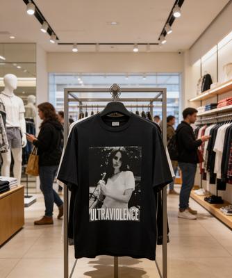 Лана Дель Рей Ultraviolence Графическая футболка Lana Del Rey Полный размер S5XL Унисекс футболка