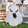 Halloween Inflatable Ghost Decoration Lighted Decorative Large Spooky Glowing Red Eyes Blowup