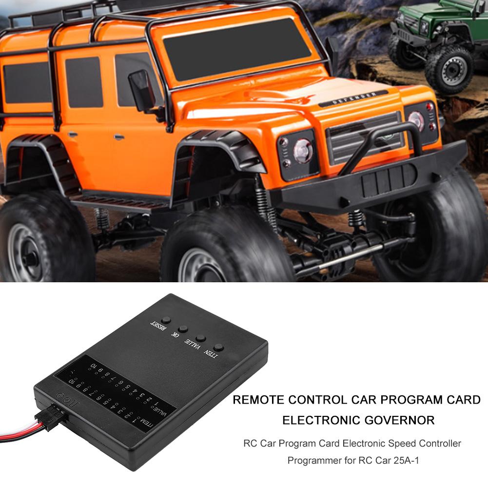 25A-120A ESC Programming Card Brushless Electronic Speed Controller Waterproof Multiple Protection Convenient for RC Car Crawler
