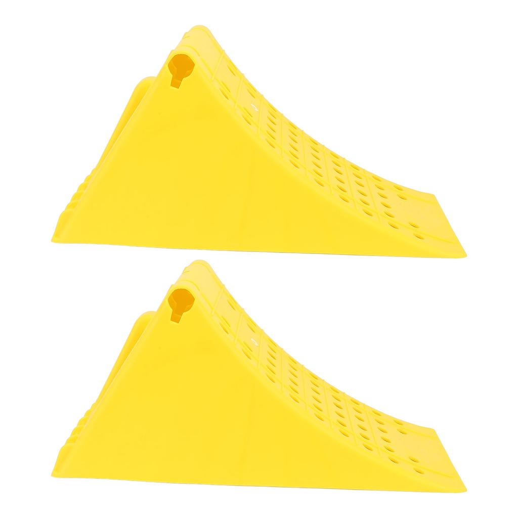 2 шт. Противооткатные упоры для колес, противоскользящие, погодостойкие, с усиленной задней ручкой, для автодома, трейлера