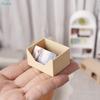 Миниатюрные штабелируемые ящики для хранения в масштабе 1/12, Мини-настольный органайзер для декора спальни, кухни кукольного домика