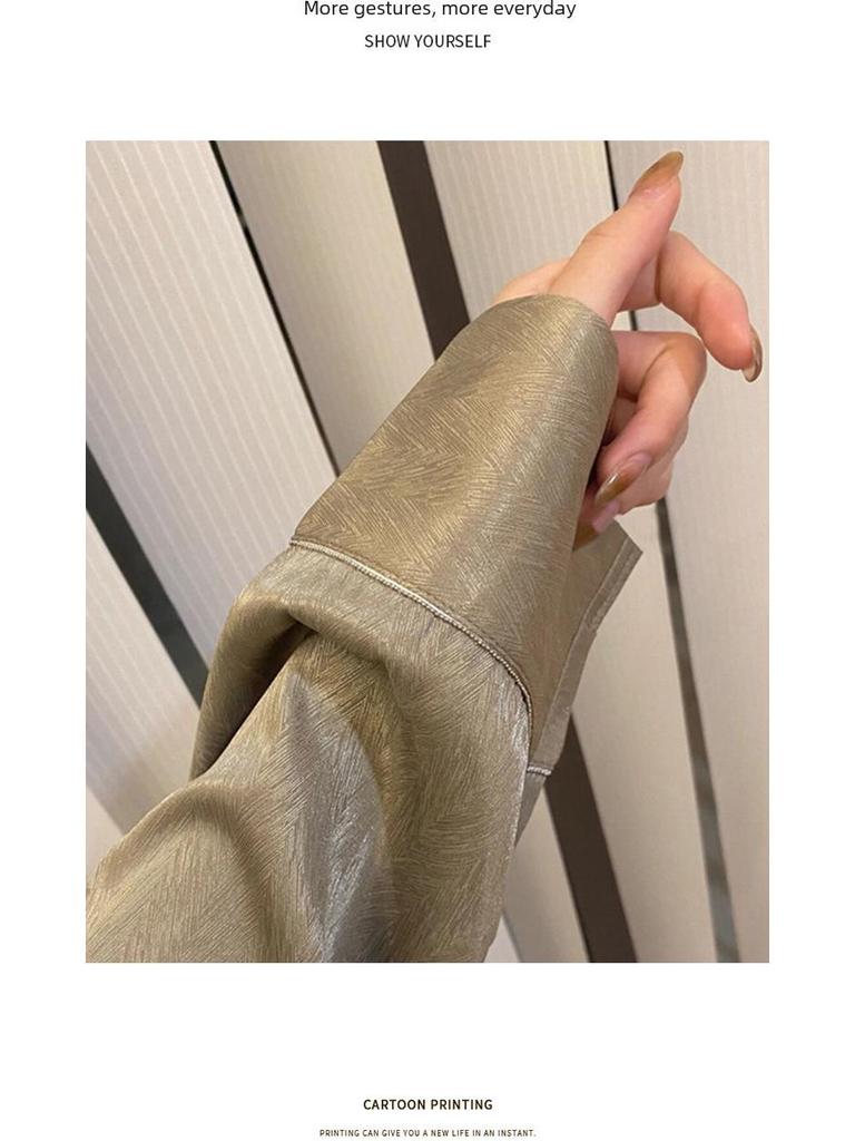 Женский пижамный комплект Celebrity Cardigan - длинный рукав и брюки на весну, осень, зиму