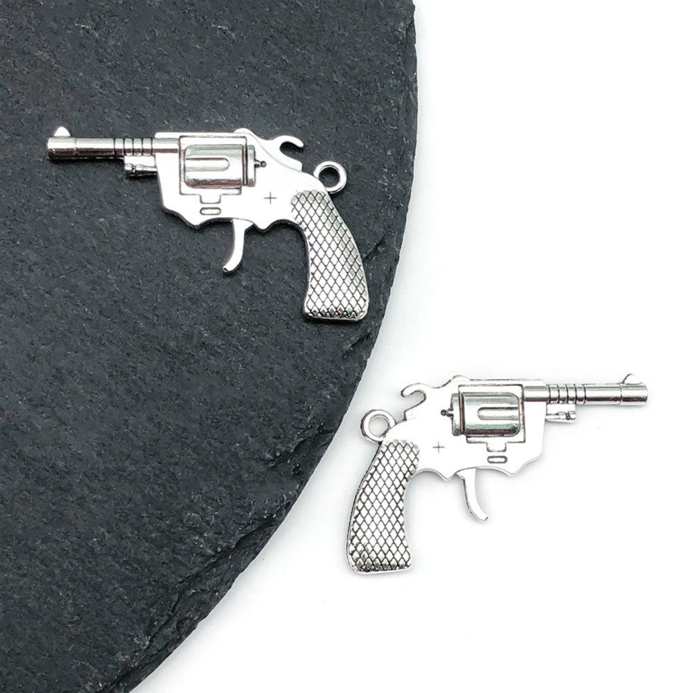 Ожерелье и браслет из сплава в стиле ретро с подвеской «Пуля»