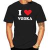 T Shirts Short Crew Neck Make Your Own I Love (Heart) Vodka Best Friend Mens Shirts