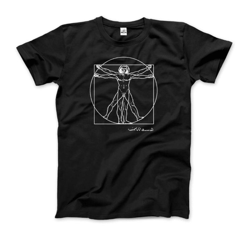 Leonardo Da Vinci Vitruvian Unisex Sketch Tshirt