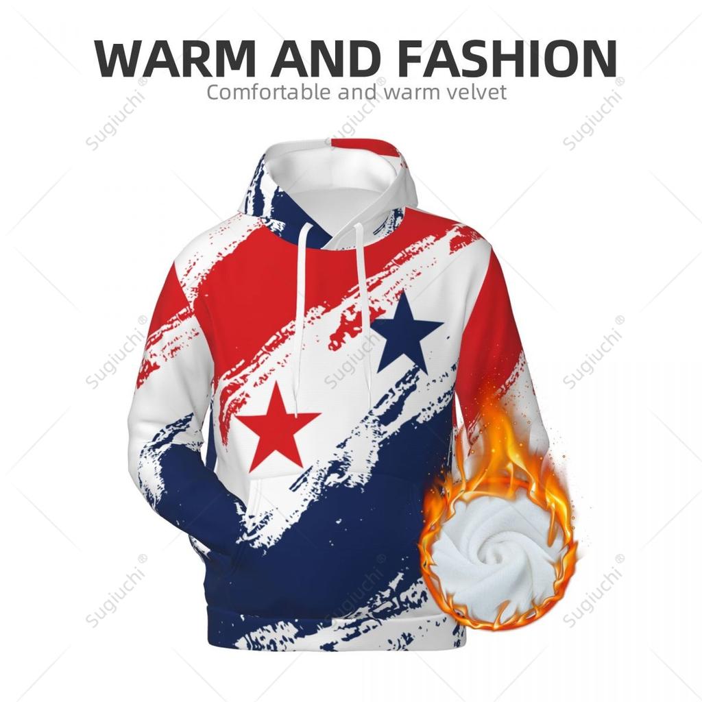 Унисекс Панама Флаг Цвет Толстовка 3D Мужчины Женщины Harajuku Толстовка Пуловер Толстовки Полиэстер Повседневный