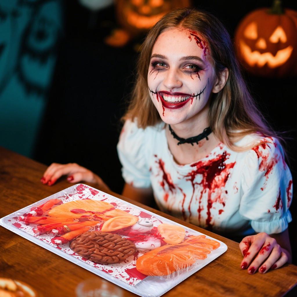 Хэллоуин Кровавый Реквизит Поддельные Страшные Отрубленные Сломанные Части Тела Для Хэллоуина, Украшения для Вечеринки в Доме с Привидениями