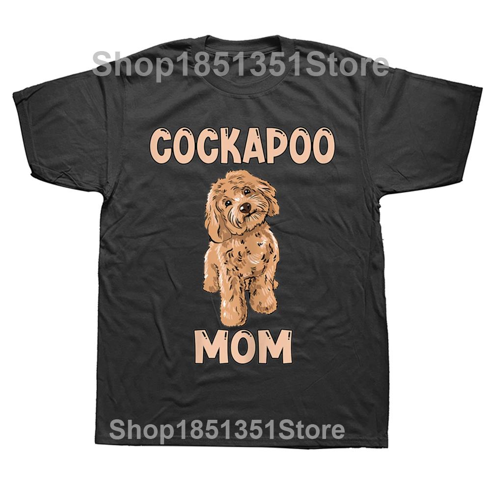 Cute Cockapoo Dog Mom Owner Love T Shirts Graphic Streetwear Short Sleeve Birthday Gifts Summer Style Tshirt Mens Clothing