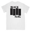 Футболка группы Black Flag с логотипом Black Flag Bars SST Records