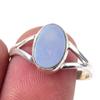 Кольцо из стерлингового серебра 925 пробы с натуральным австралийским опалом S.9 f2D68
