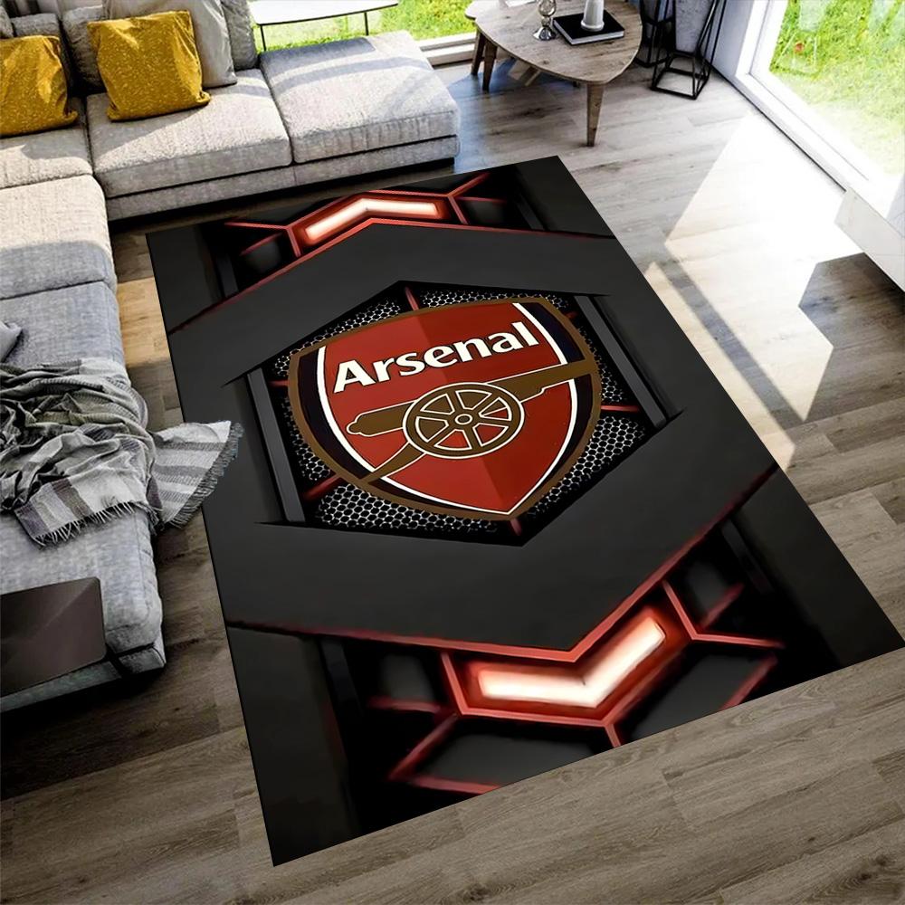 Arsenal Floor Rug Office Rug Perfect for Foyer Playrooms Game Room Dormitory Antislip Carpet Anime Office Decor Best for Christmas
