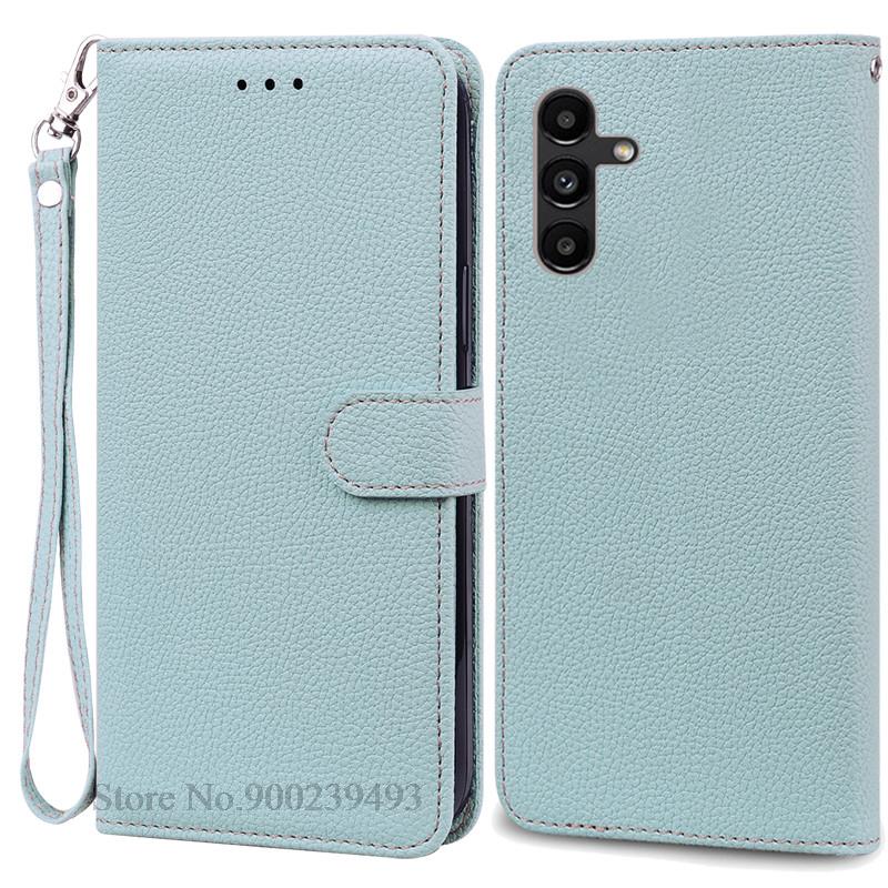 Чехол A04S для Samsung Galaxy A04s, чехол A047F, кожаный чехол-кошелек, флип-чехол для Samsung Galaxy A04S, чехол для телефона, чехол-кошелек, Fundas