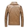 Men's Jacket Casual Leather Jacket Trendy Jacket Korean Version Stand-up Collar Pu Leather Jacket