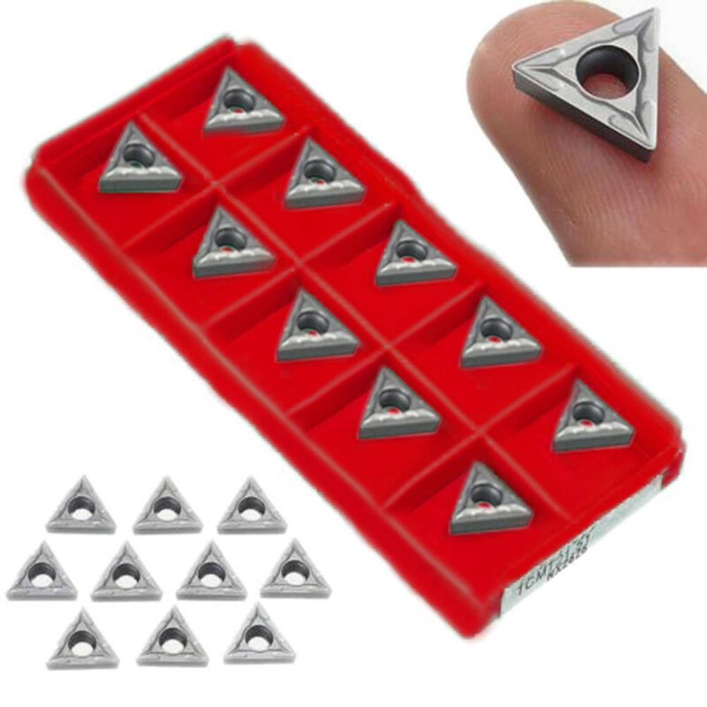 10pcs TCMT110204 VP15TF / TCMT21.51 Carbide Inserts CNC Blade Lathe Turning Tool