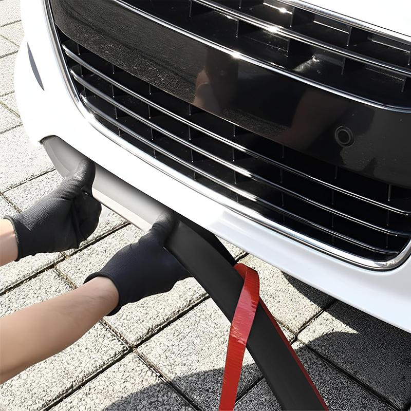 2.5M Car Front Bumper Protection Strip Rubber Universal Car Spoiler Lips Skirt Exterior Side of Wheel Protector Mouldings