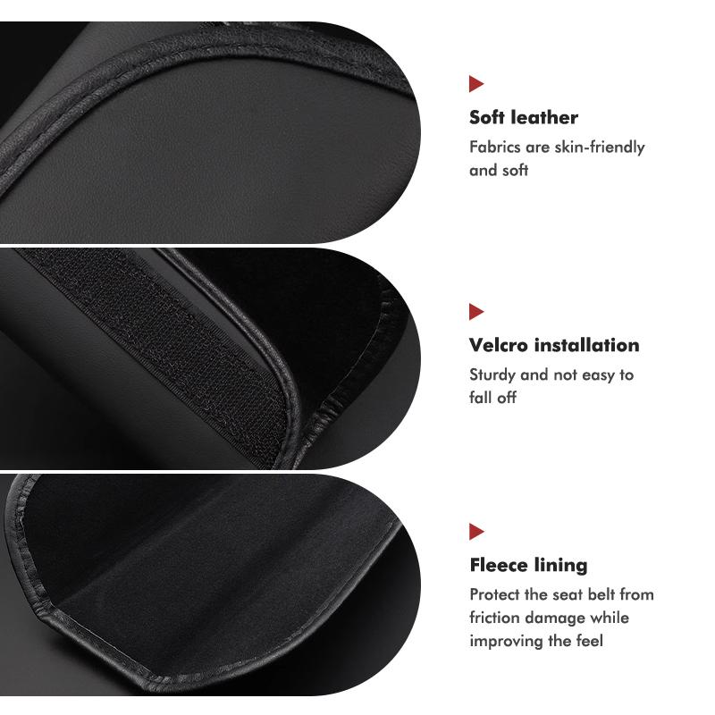 1/2PCS Car Seat Belt Shoulder Cover Comfort Safety Protect Pad Accessories For Jeep Compass Renegade Cherokee Wrangler JK AKQ1