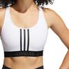 Adidas Logo Letter Print Striped Sports Tank Top Women Tops White GL0585