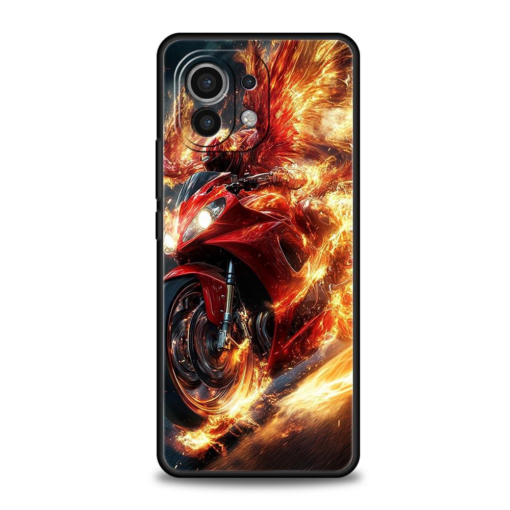 Чехол-сумка для телефона на мотоцикл для Xiaomi Mi 17 Pro Max 15 14 13 12 11 Ultra 15T 14T 13T 12T 11T Pro Lite Мягкий ТПУ корпус Fundas Сумка