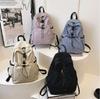 Унисекс Повседневный рюкзак Модная сумка через плечо для женщин Легкая студенческая сумка Дизайнерская контрастная школьная сумка