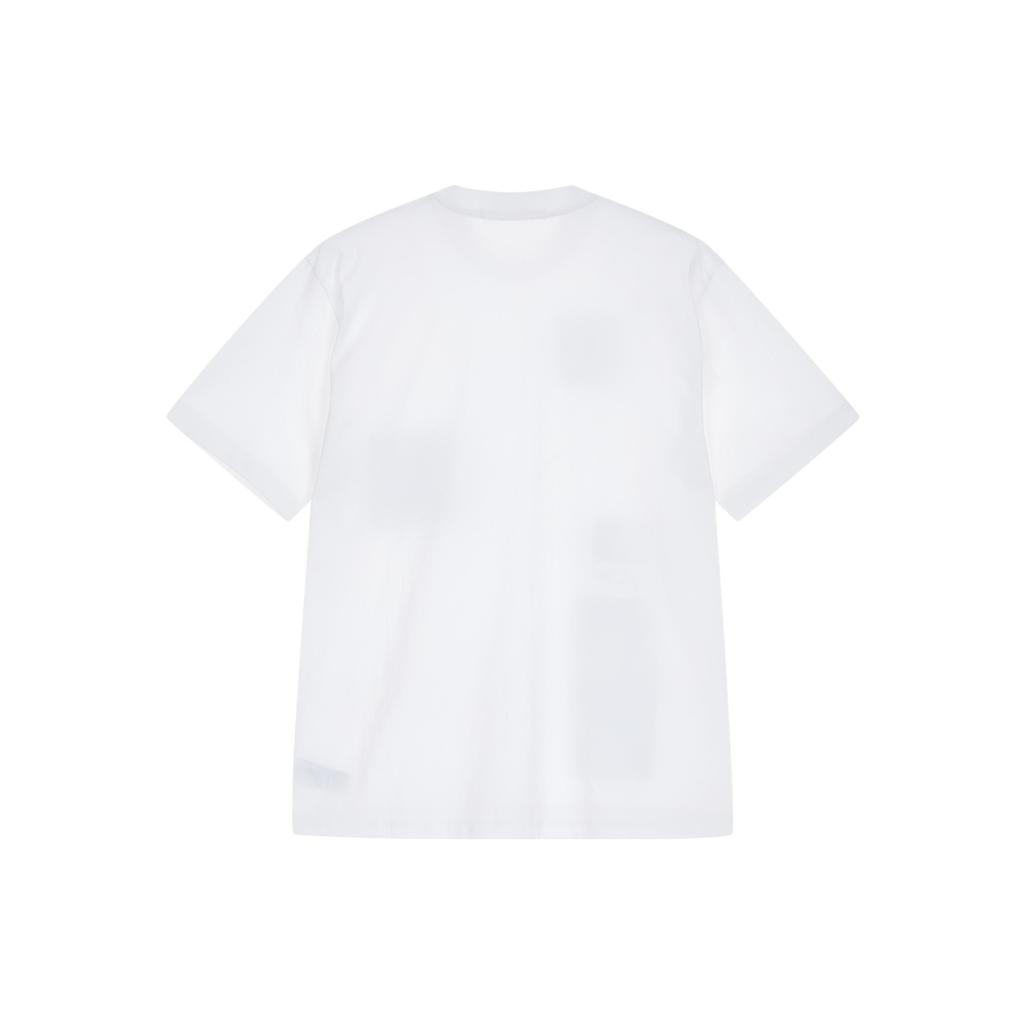 Calvin Klein Свободная футболка с коротким рукавом с круглым вырезом и принтом, мужские топы, ярко-белый J322868-YAF